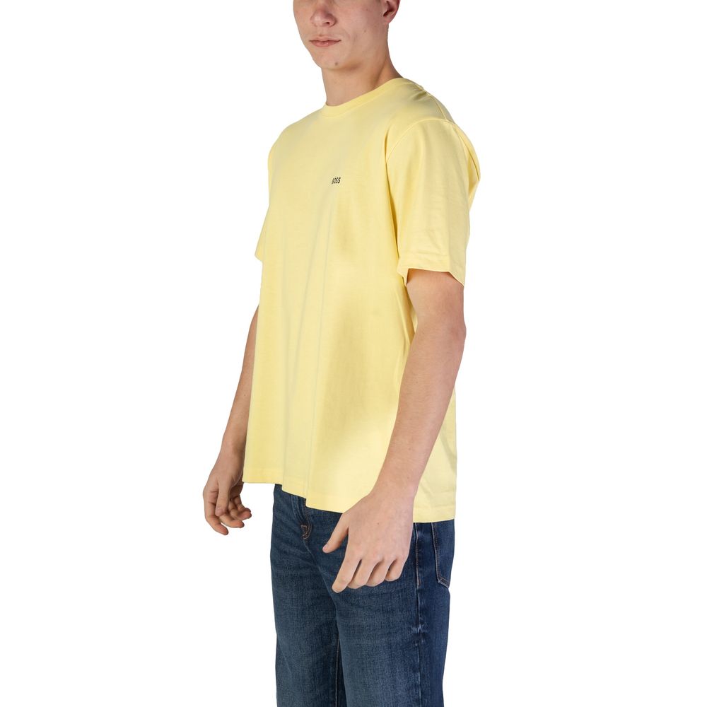Yellow Cotton T-Shirt - ventzia