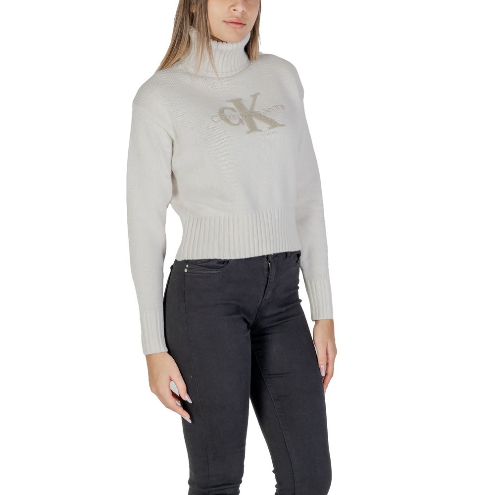 Cream Cotton Turtleneck