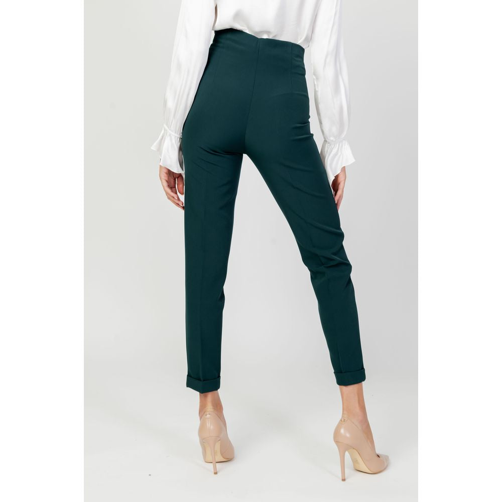 Green Polyester Pant - ventzia
