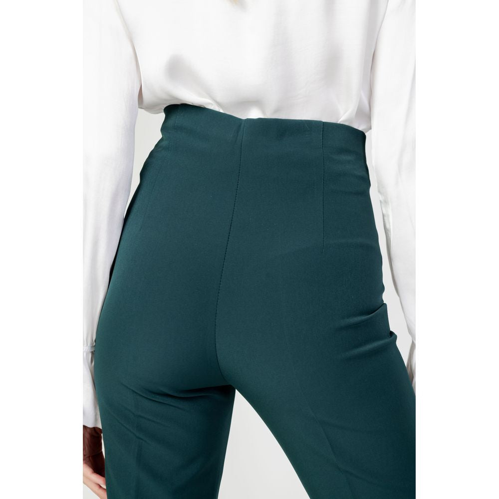 Green Polyester Pant - ventzia