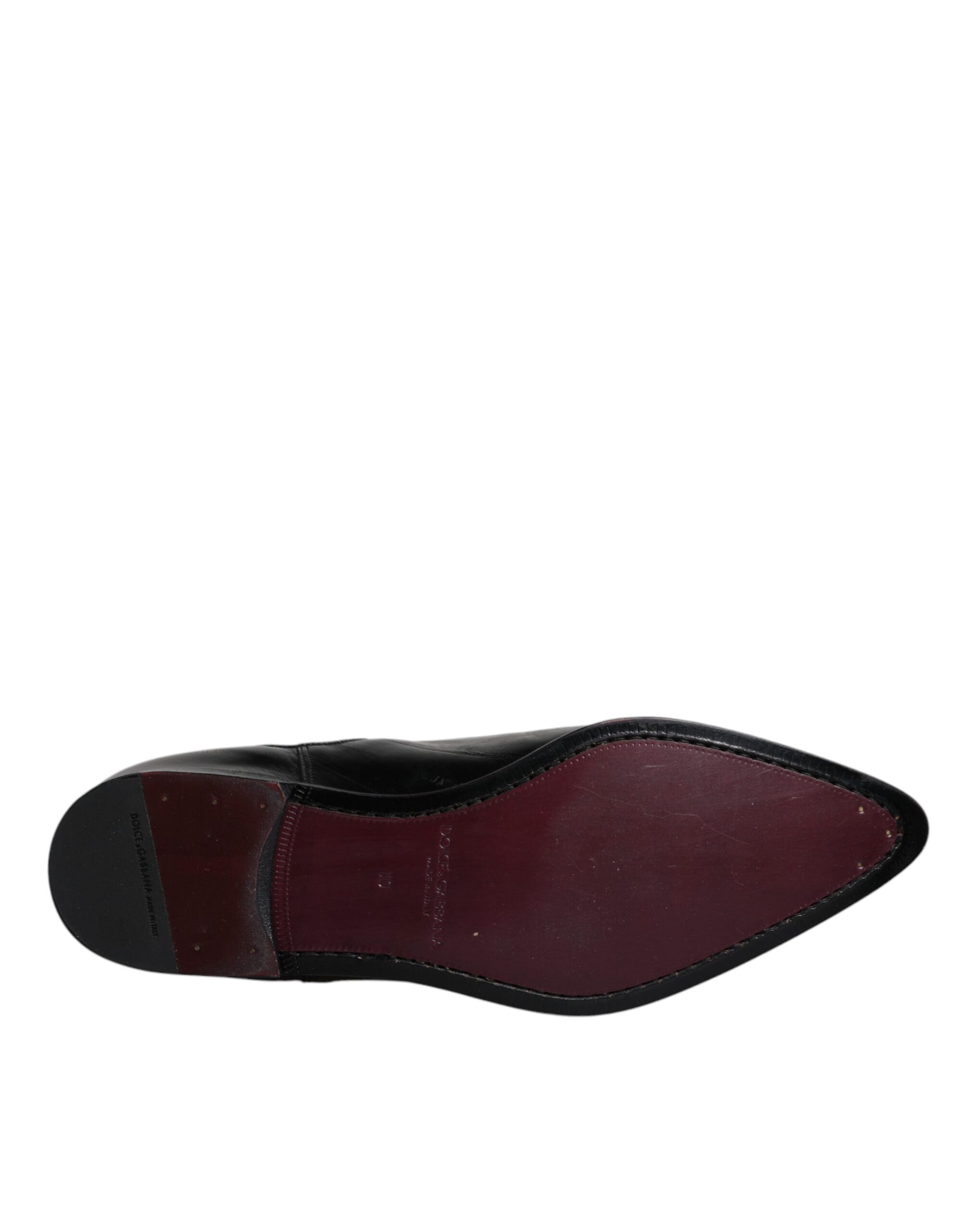 Black Leather Chelsea Men Ankle Boots Shoes - ventzia