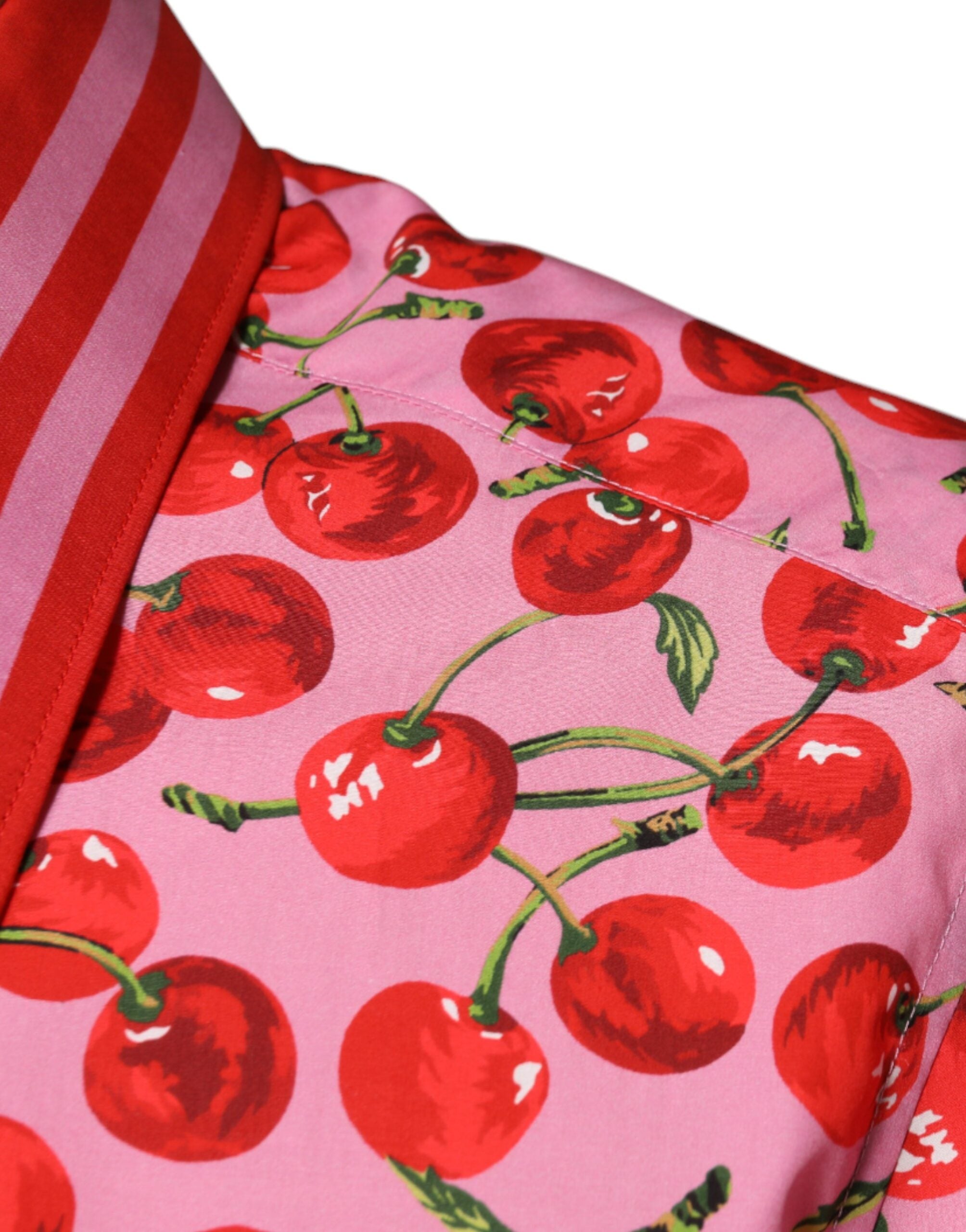 Pink Cherry Cotton Formal MARTINI Dress Shirt - ventzia