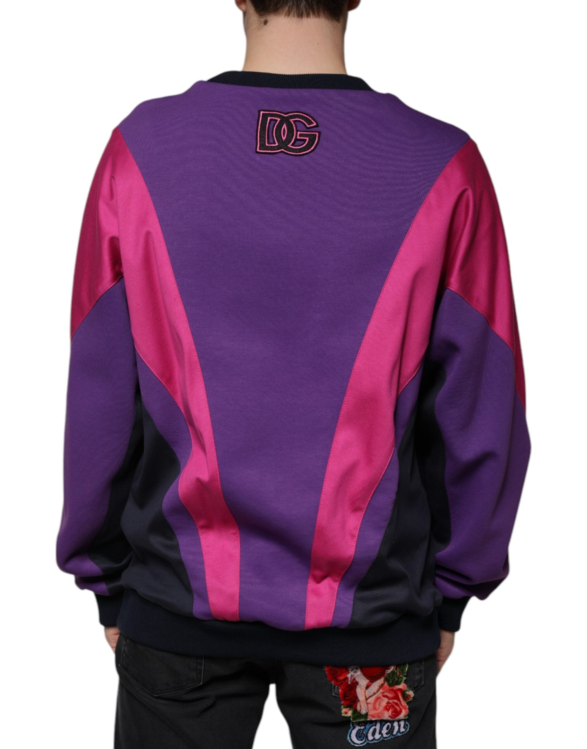Multicolor Crew Neck Men Sweatshirt Sweater - ventzia