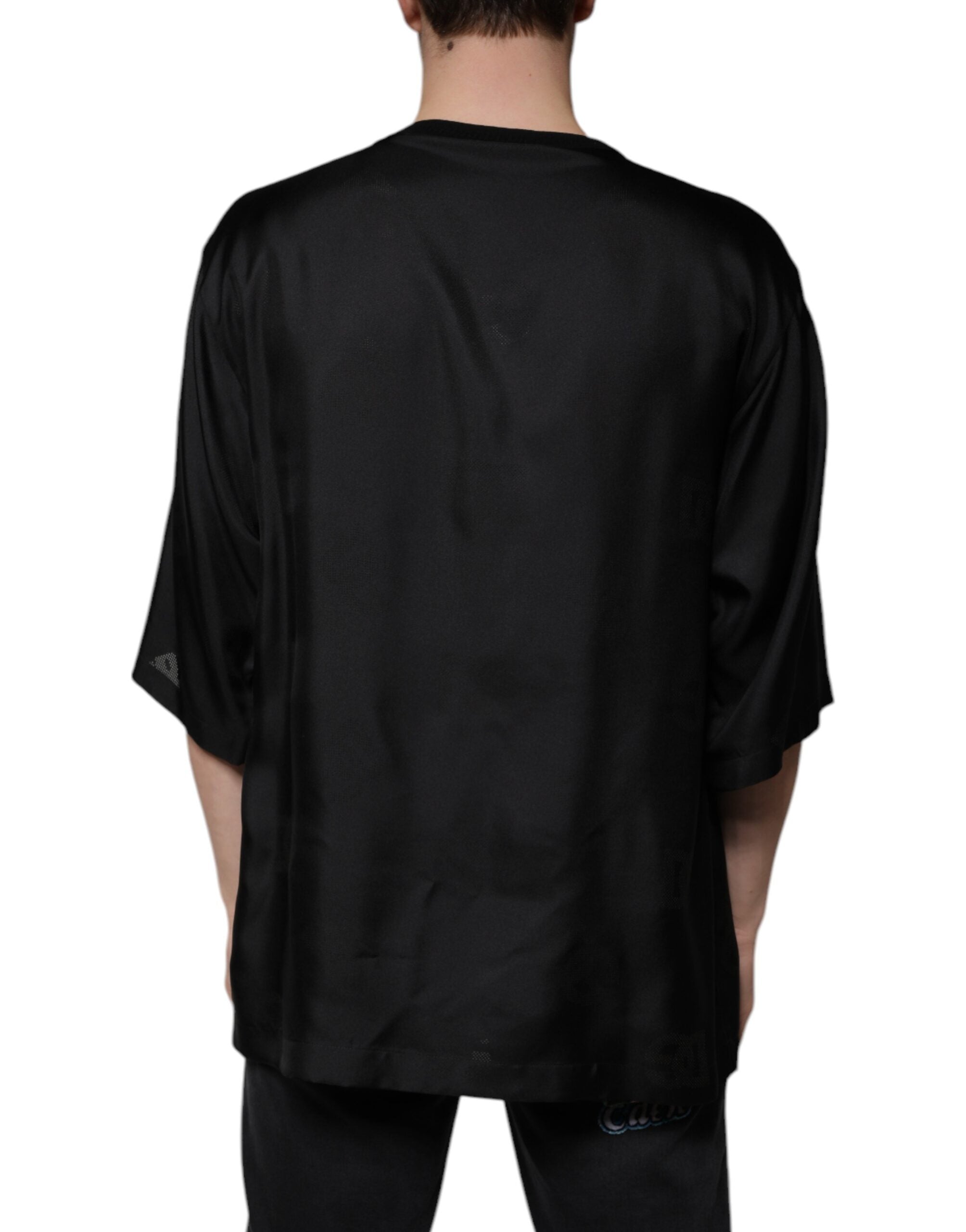Black Cotton Square Neck Short Sleeve T-shirt - ventzia