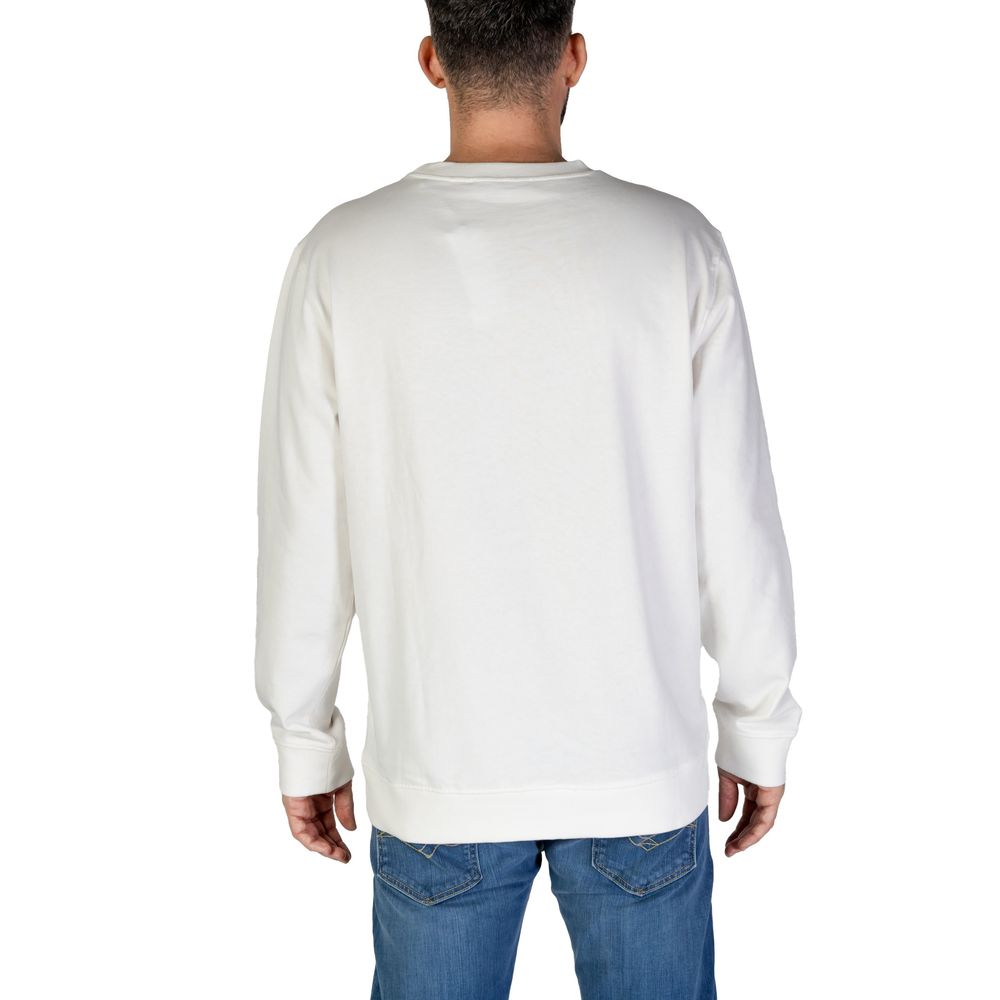 White Cotton Sweatshirt - ventzia