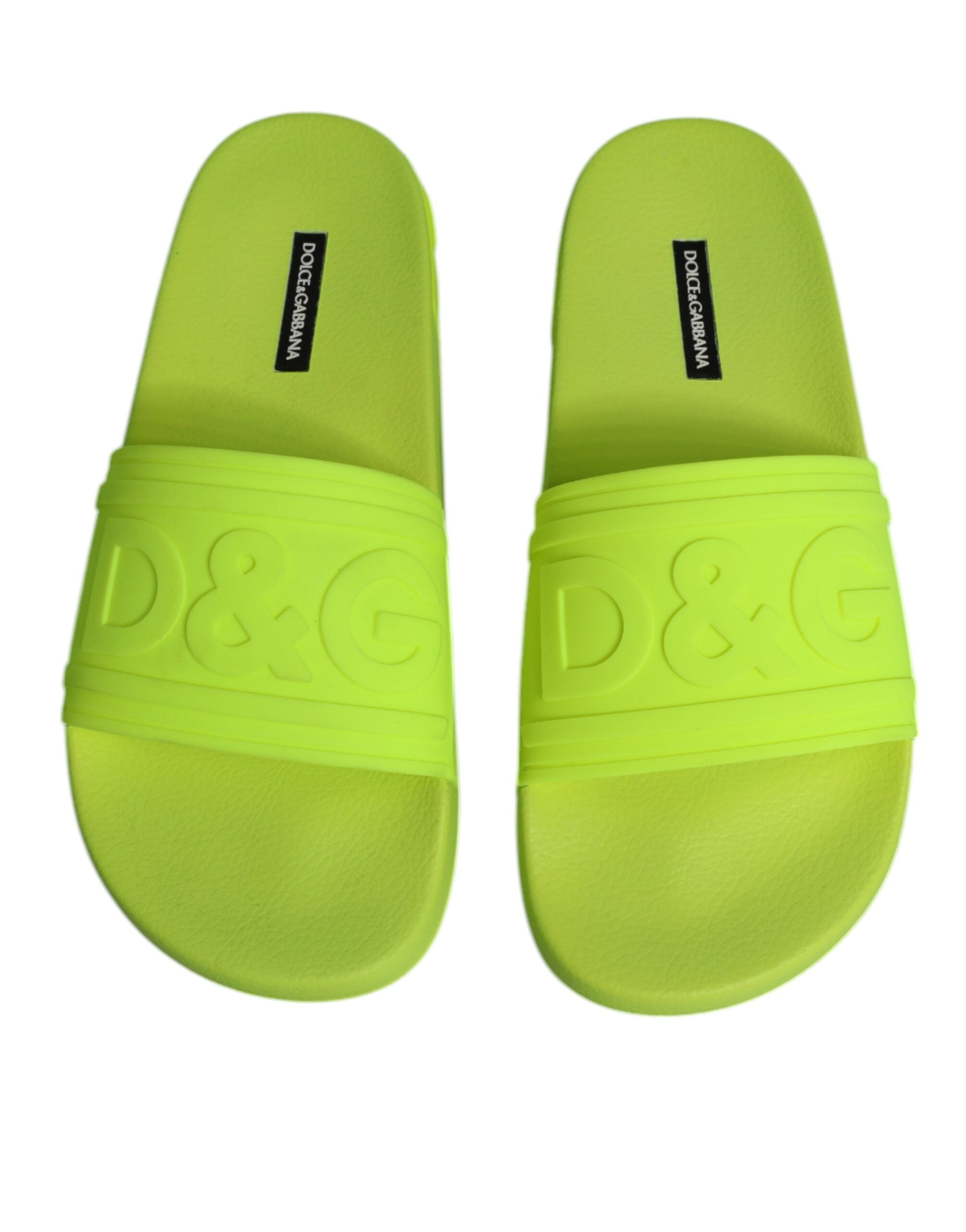 Green Rubber Slides Sandals Beachwear Shoes - ventzia