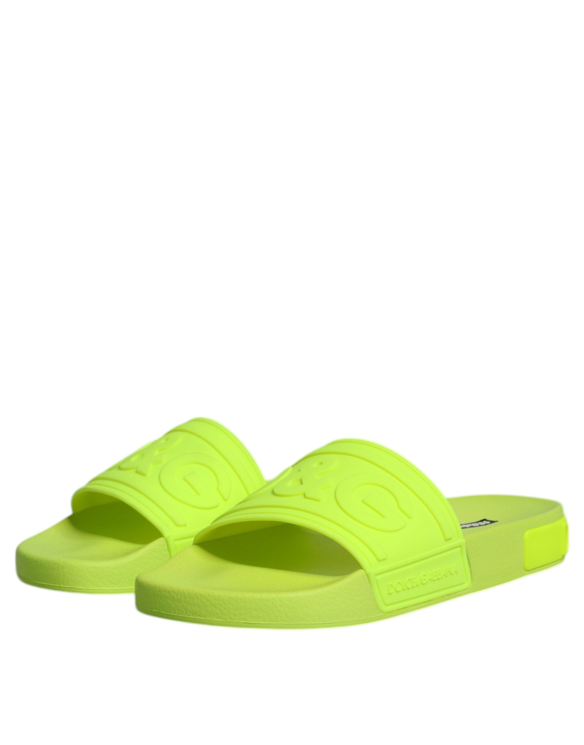 Green Rubber Slides Sandals Beachwear Shoes - ventzia