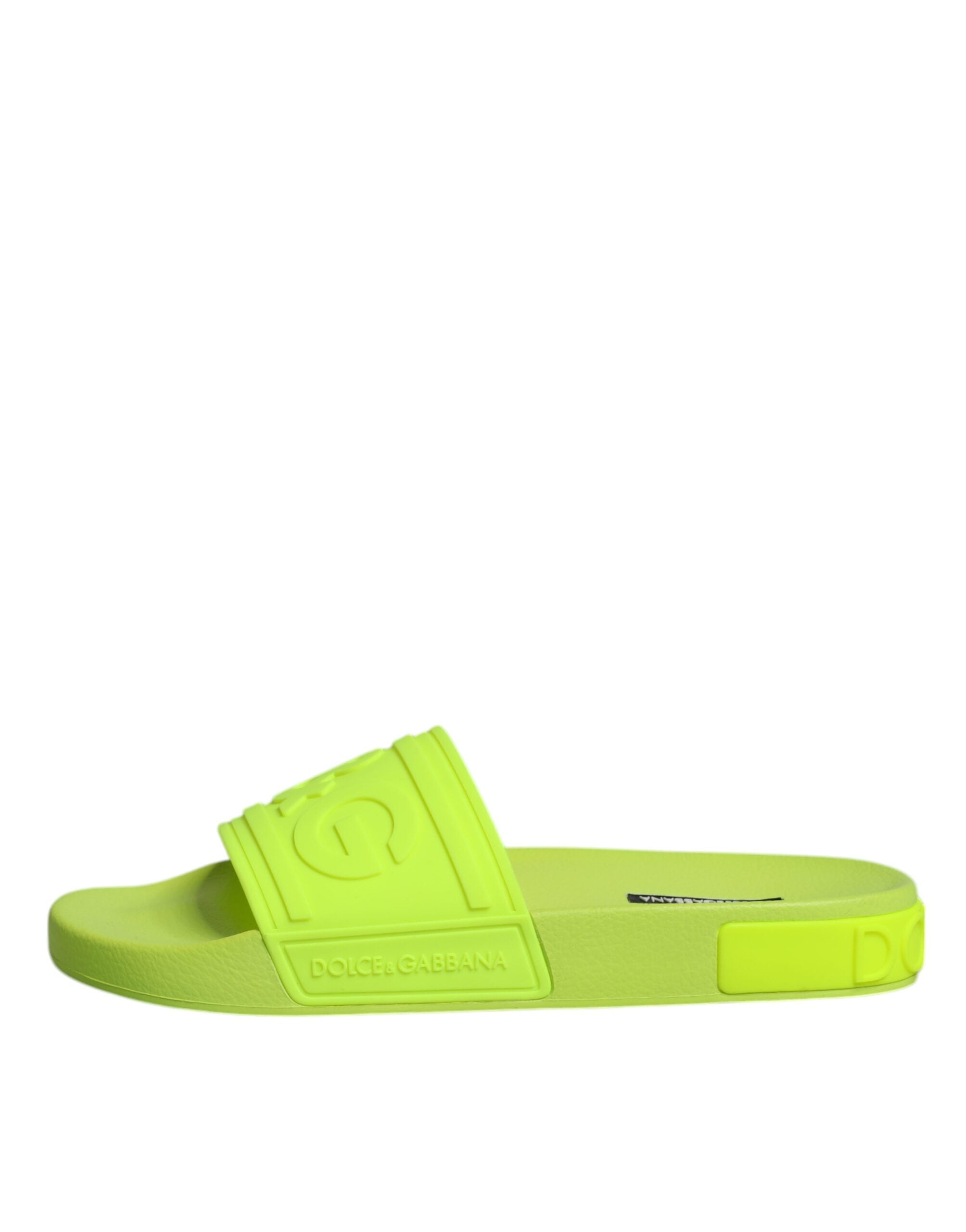 Green Rubber Slides Sandals Beachwear Shoes - ventzia
