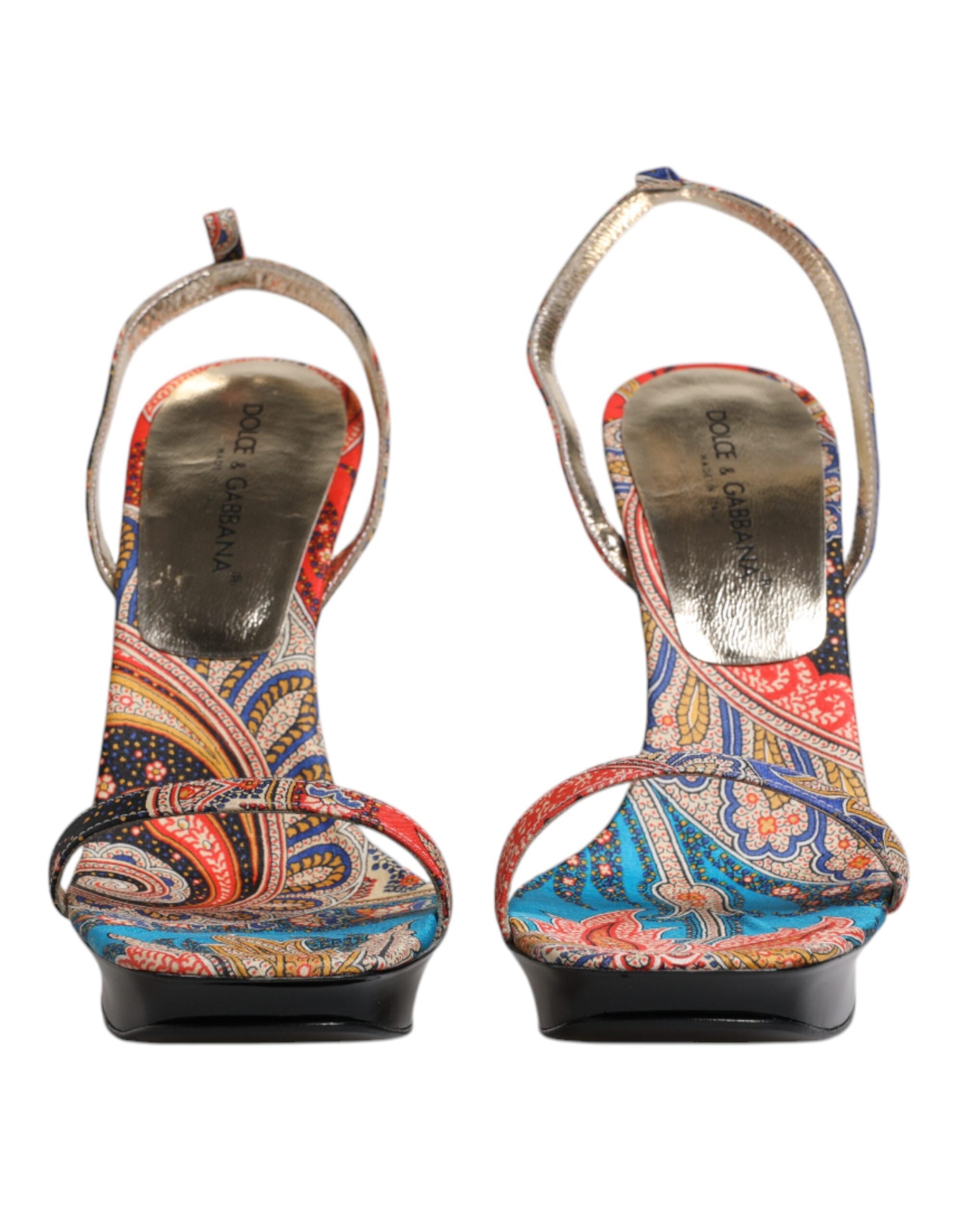 Multicolor Floral High Heels Sandals Shoes - ventzia