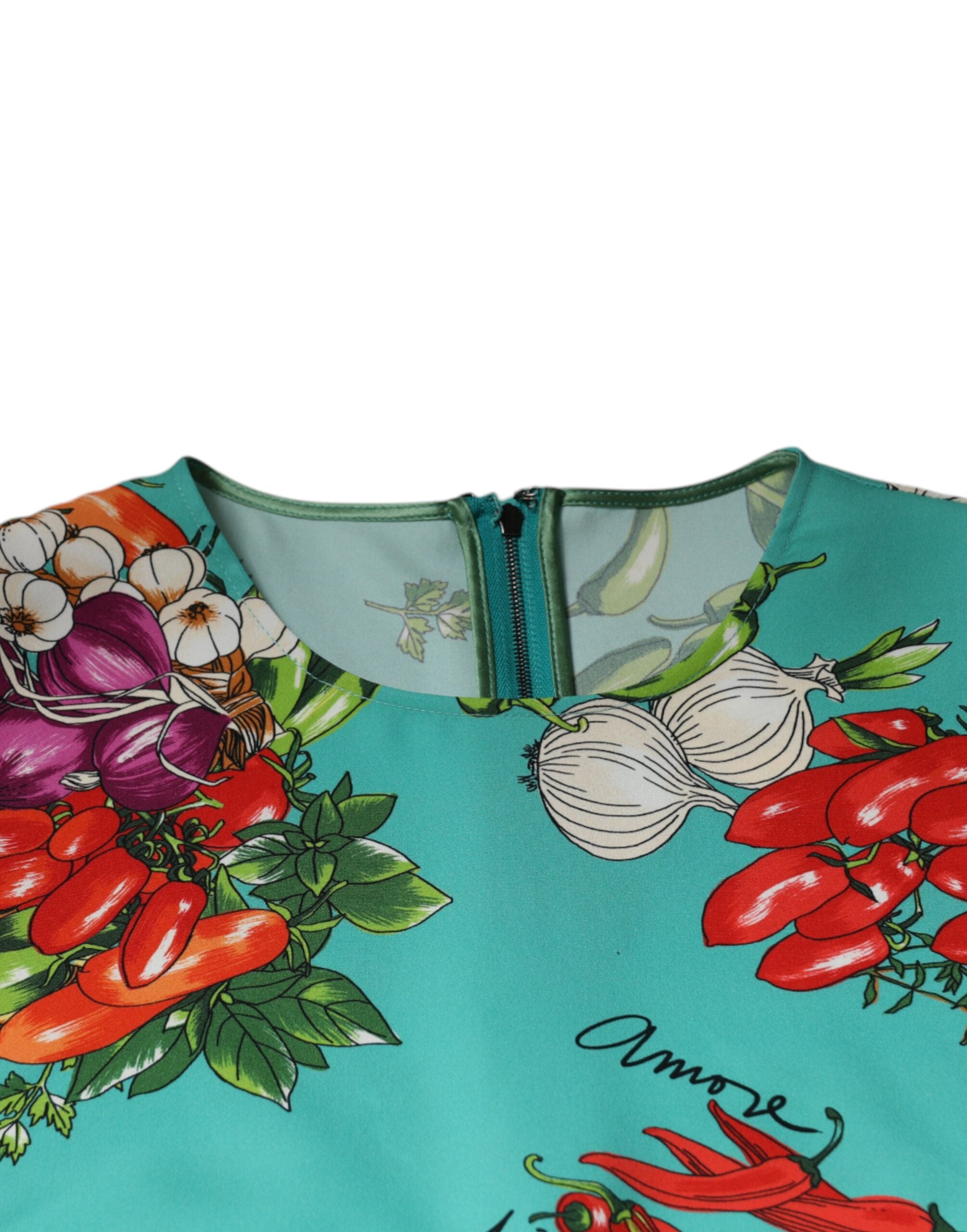 Multicolor Vegetables Sleeveless Tank Top - ventzia