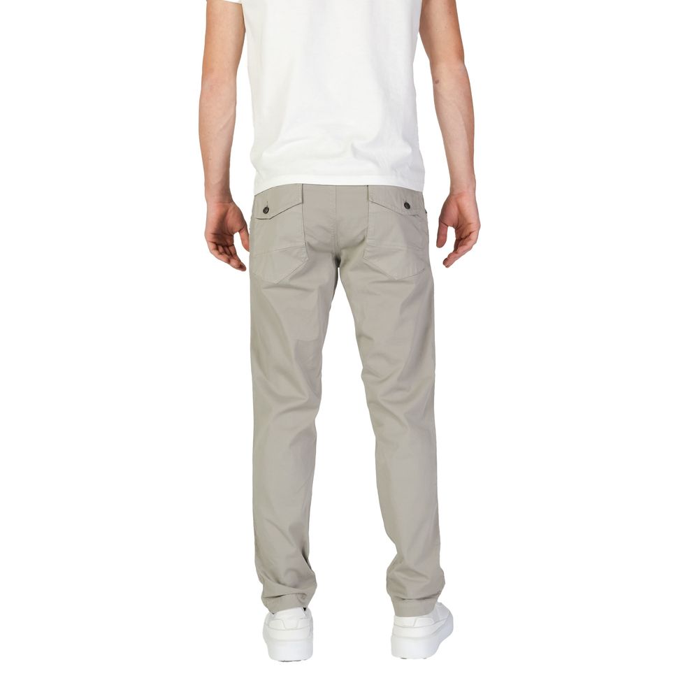 Gray Cotton Pant - ventzia