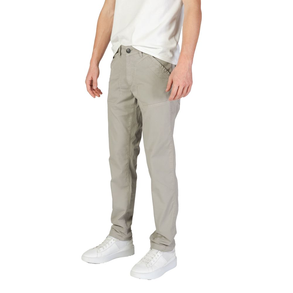 Gray Cotton Pant - ventzia