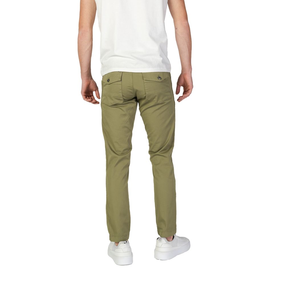 Green Cotton Pant - ventzia