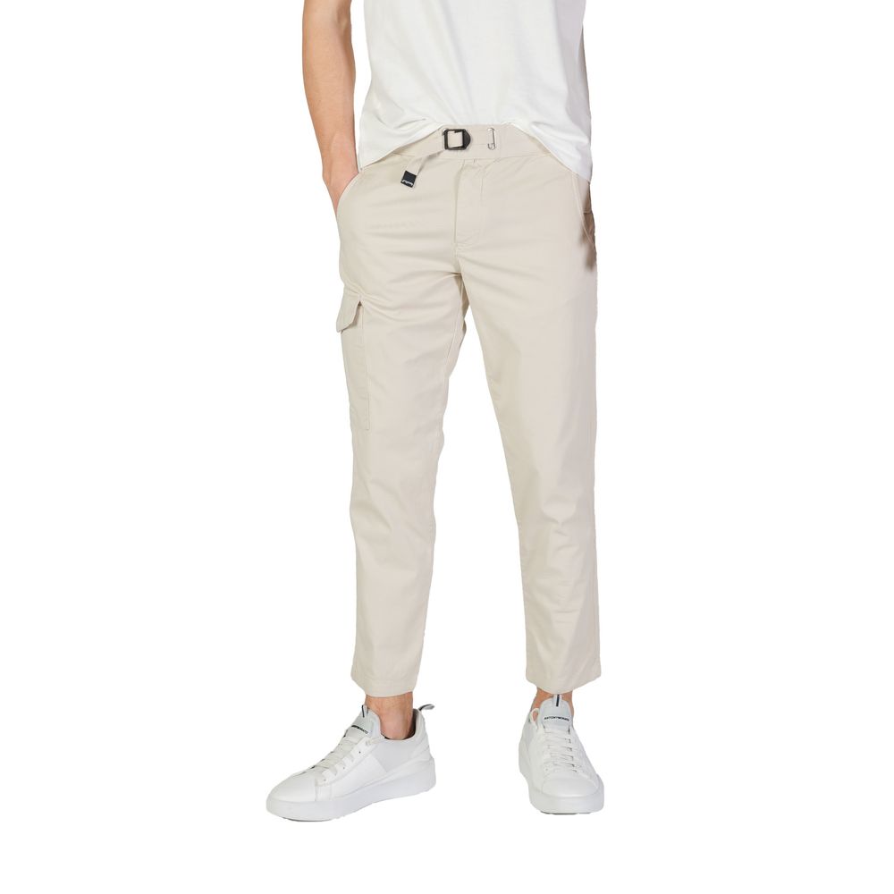 Beige Cotton Pant - ventzia