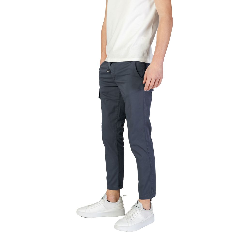 Blue Cotton Pant - ventzia