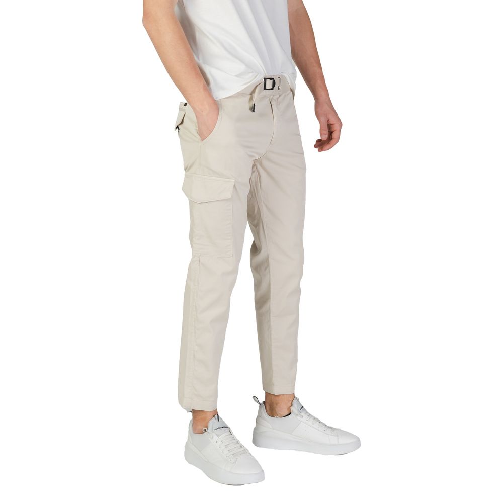 Beige Cotton Pant - ventzia