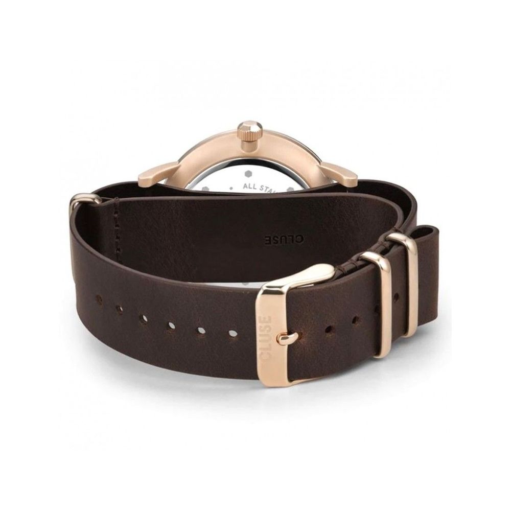 Brown Leather Watch - ventzia