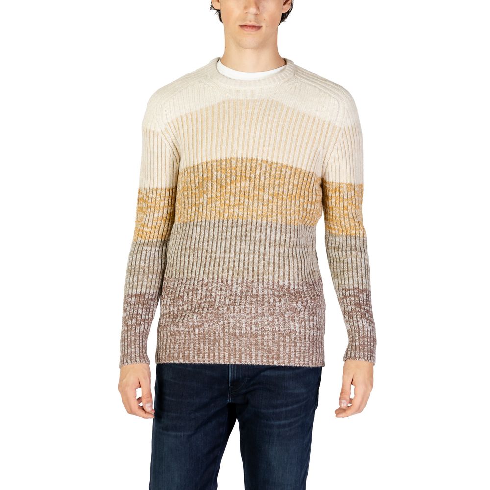 Beige Marabou Sweater - ventzia