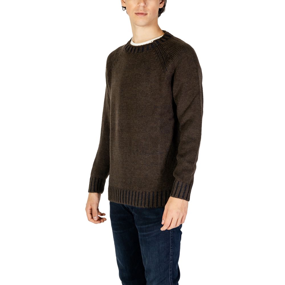 Brown Marabou Sweater - ventzia