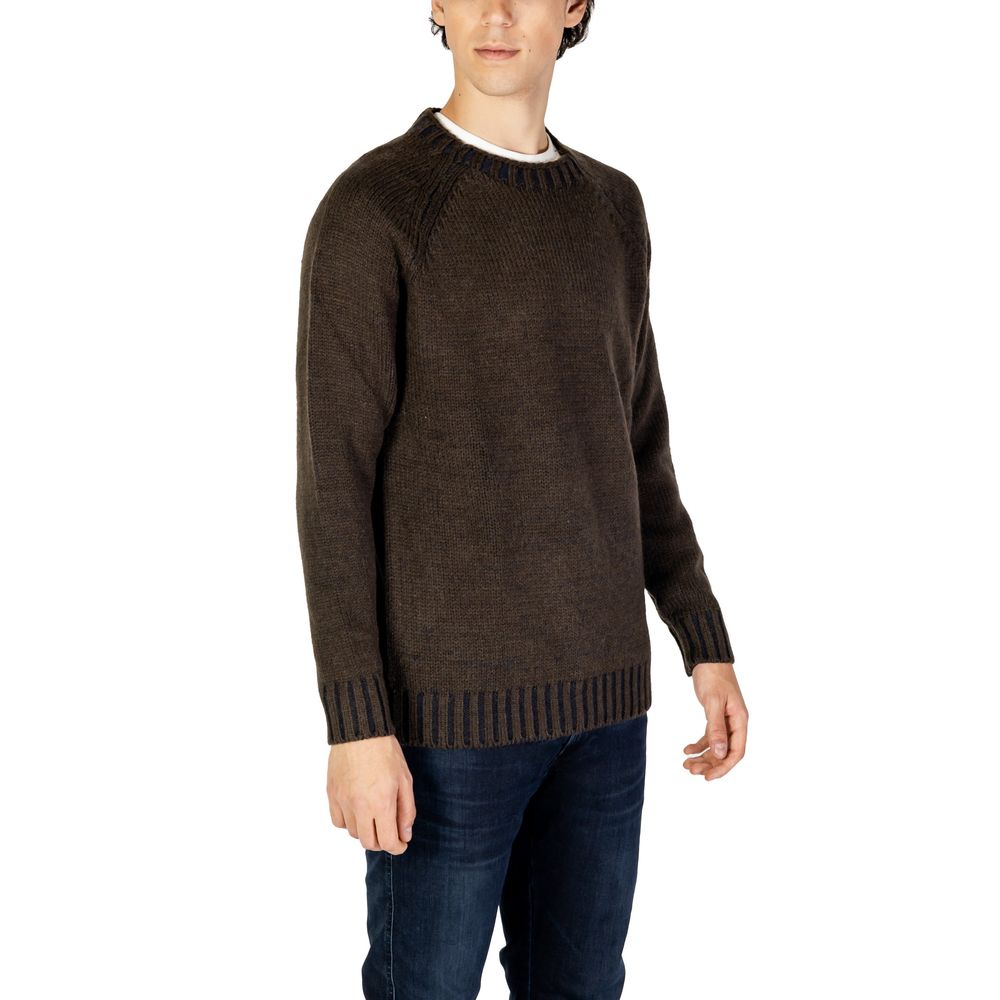 Brown Marabou Sweater - ventzia