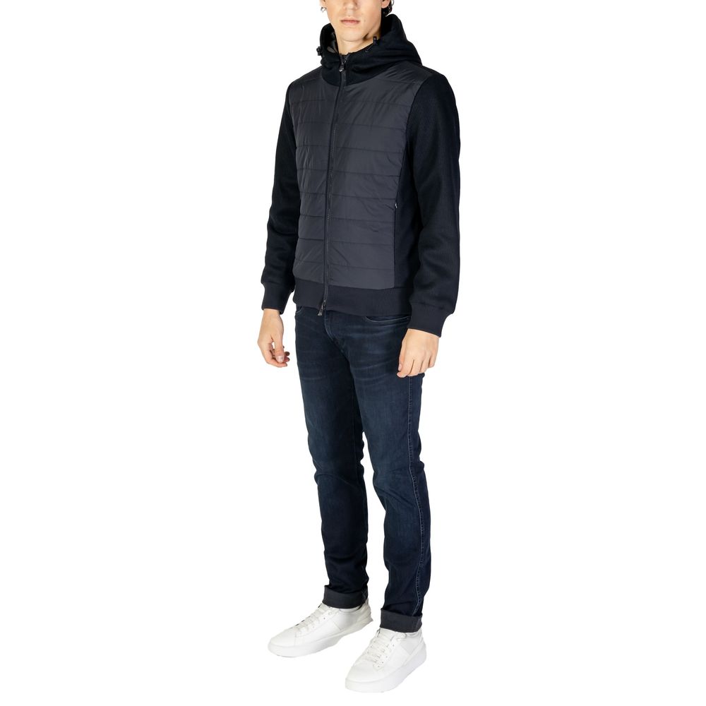 Blue Polyester Jackets & Coat - ventzia