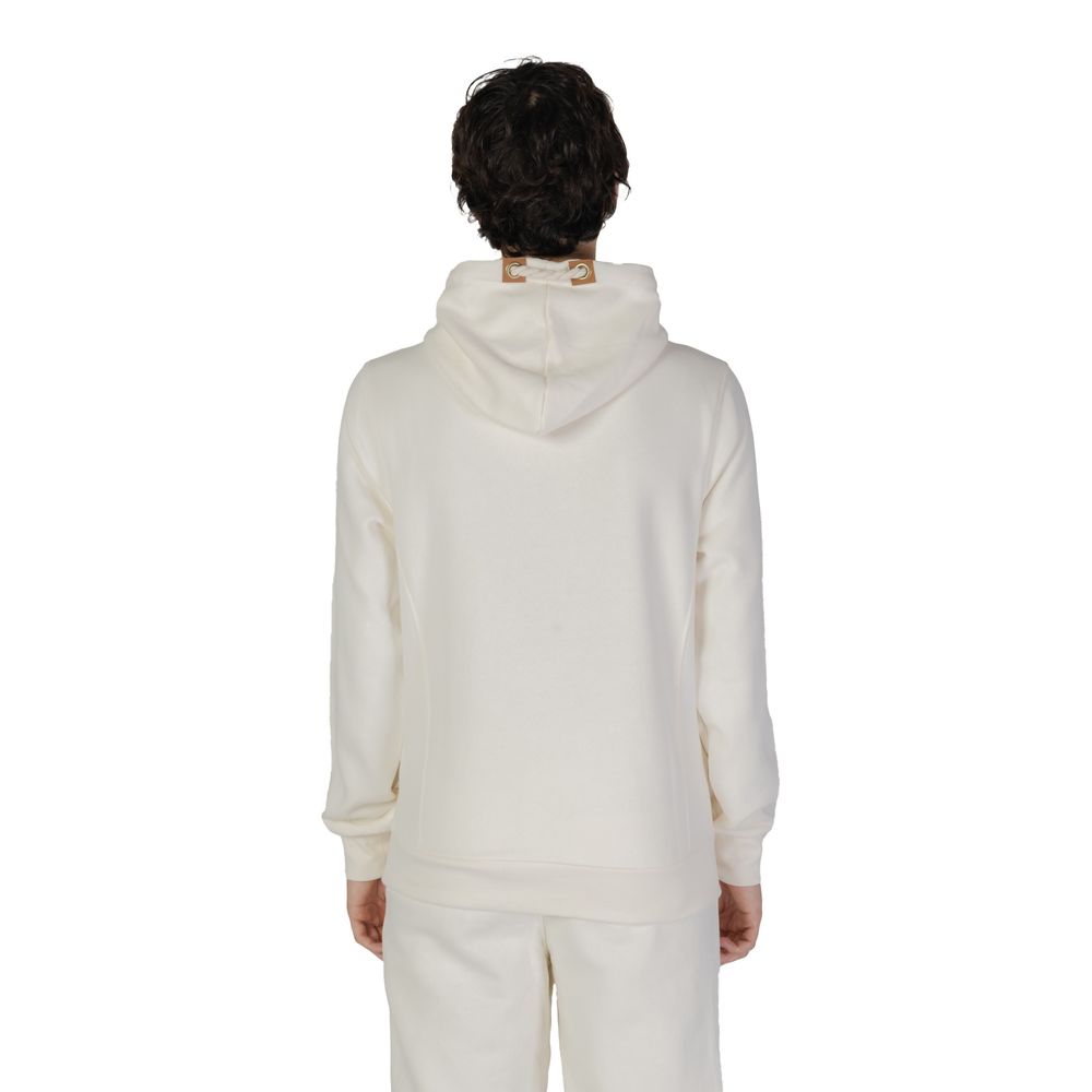 Cream Cotton Hoody - ventzia