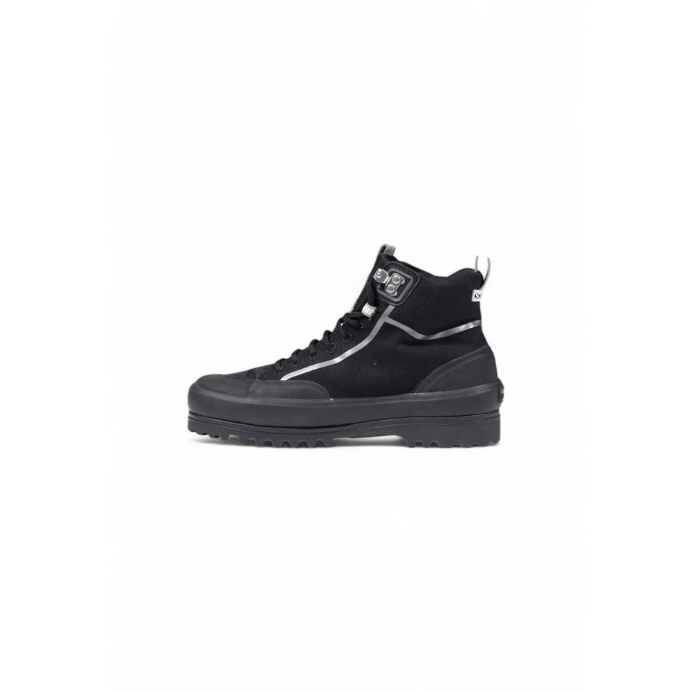 Black Fabric Sneaker - ventzia