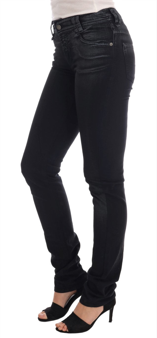 Chic Gray Wash Regular Fit Jeans - ventzia