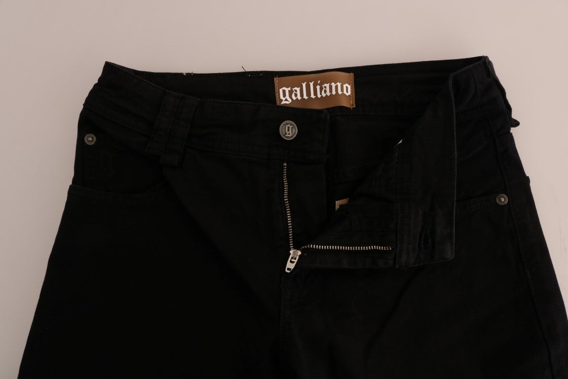 Chic Black Regular Fit Denim Jeans - ventzia