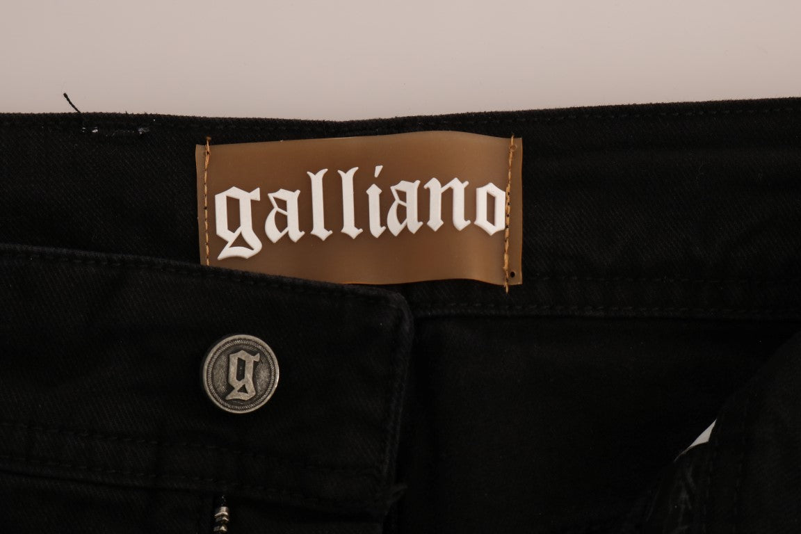 Chic Black Regular Fit Denim Jeans - ventzia