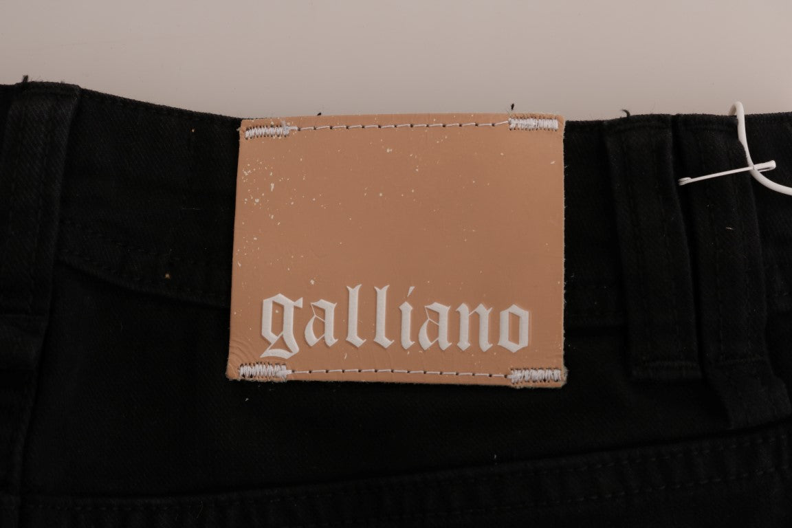 Chic Black Regular Fit Denim Jeans - ventzia