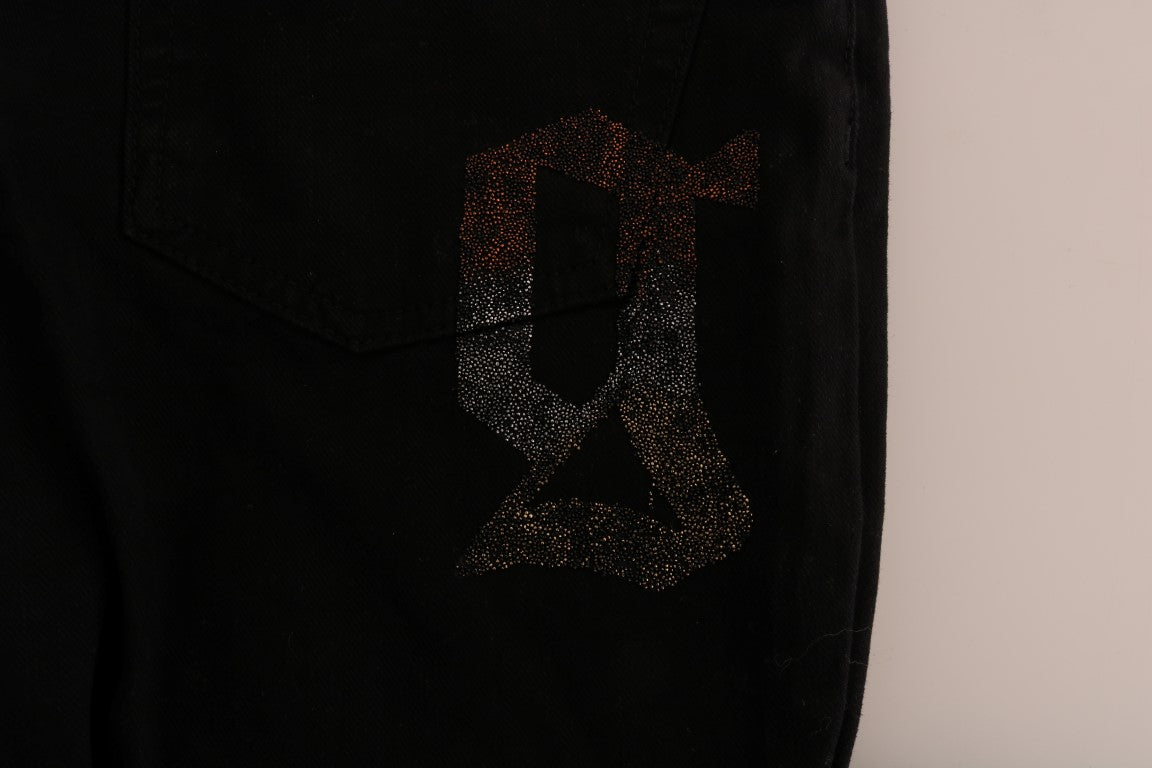 Chic Black Regular Fit Denim Jeans - ventzia