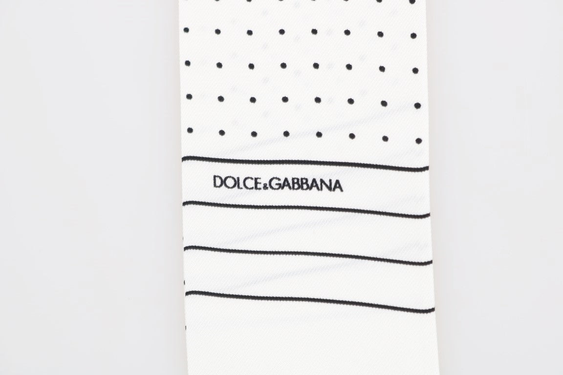 Elegant Silk Polka Dot Men's Scarf Wrap - ventzia