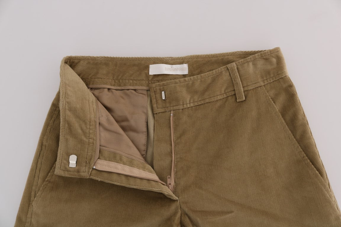 Chic Beige Casual Pants for Sophisticated Style - ventzia
