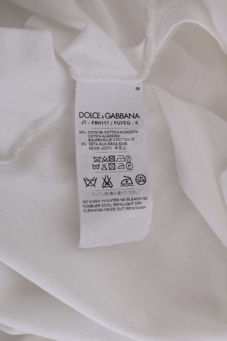 Elegant White Wrap Blouse with Crystal Accents - ventzia