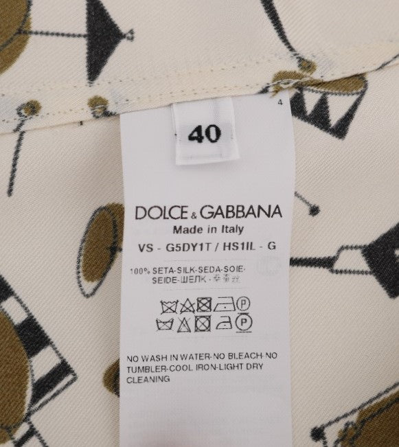 Exclusive Silk Casual Men's Shirt - JAZZ Motive - ventzia