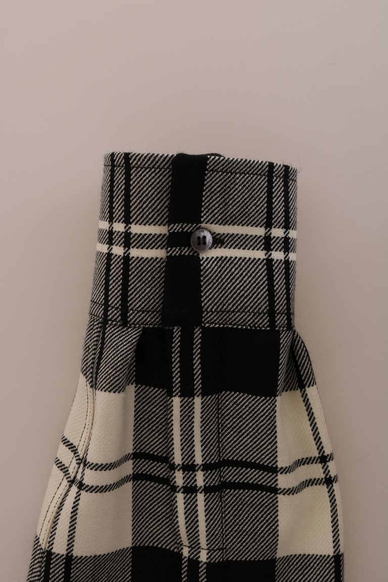 Enchanted Sequin Checkered Wool Shirt - ventzia