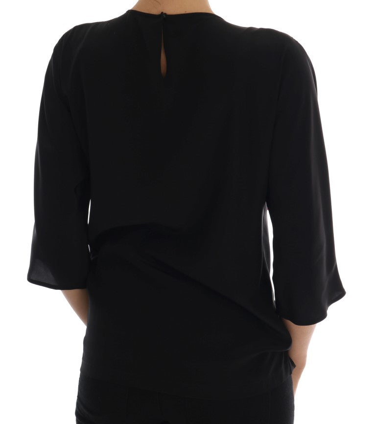 Fairy Tale Embroidered Silk Blouse - ventzia