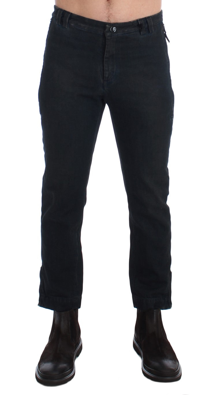 Chic Blue Slim Fit Denim Jeans - ventzia