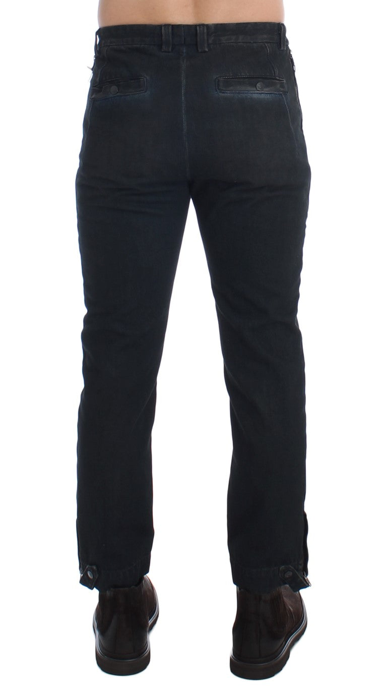 Chic Blue Slim Fit Denim Jeans - ventzia