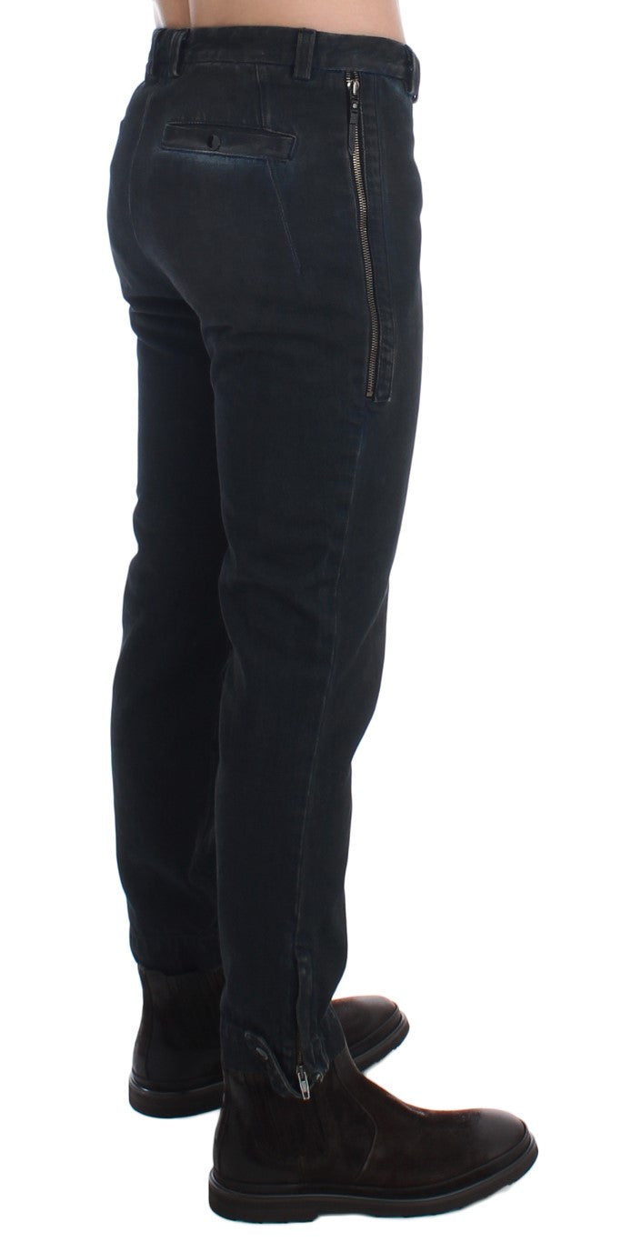 Chic Blue Slim Fit Denim Jeans - ventzia