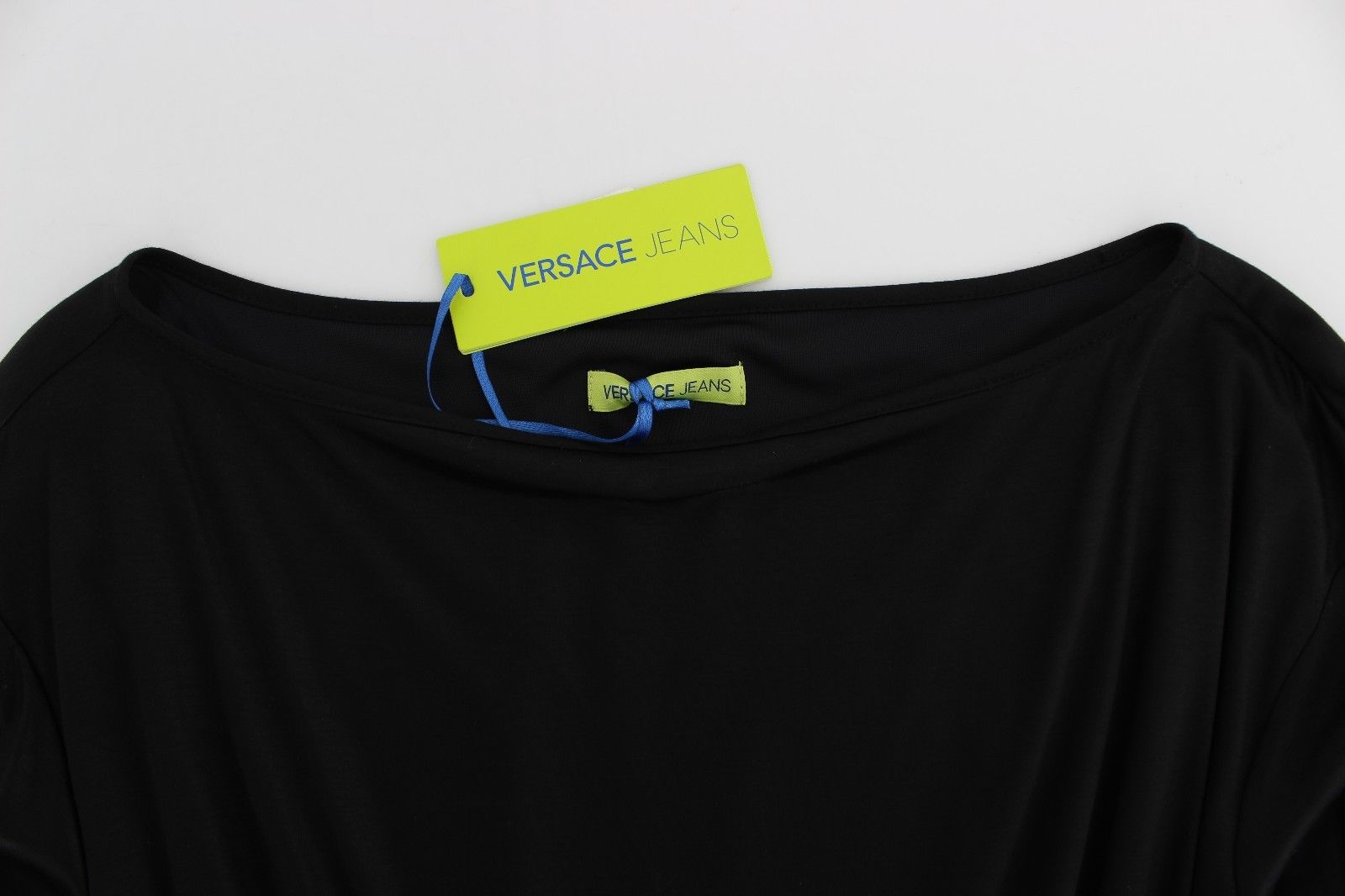 Elegant Black Silk Blend Shift Dress - ventzia