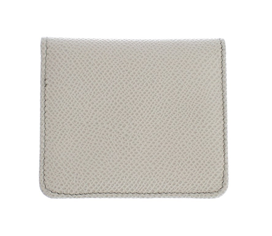 Sleek White Leather Condom Case Wallet - ventzia