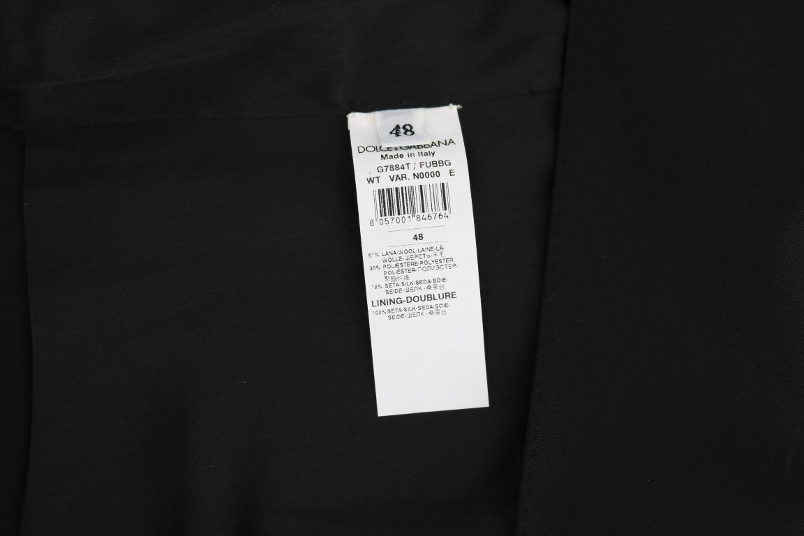 Elegant Slim Fit Formal Vest in Black - ventzia