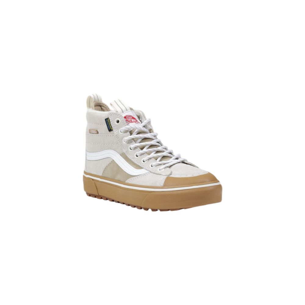Beige Leather Sneaker - ventzia