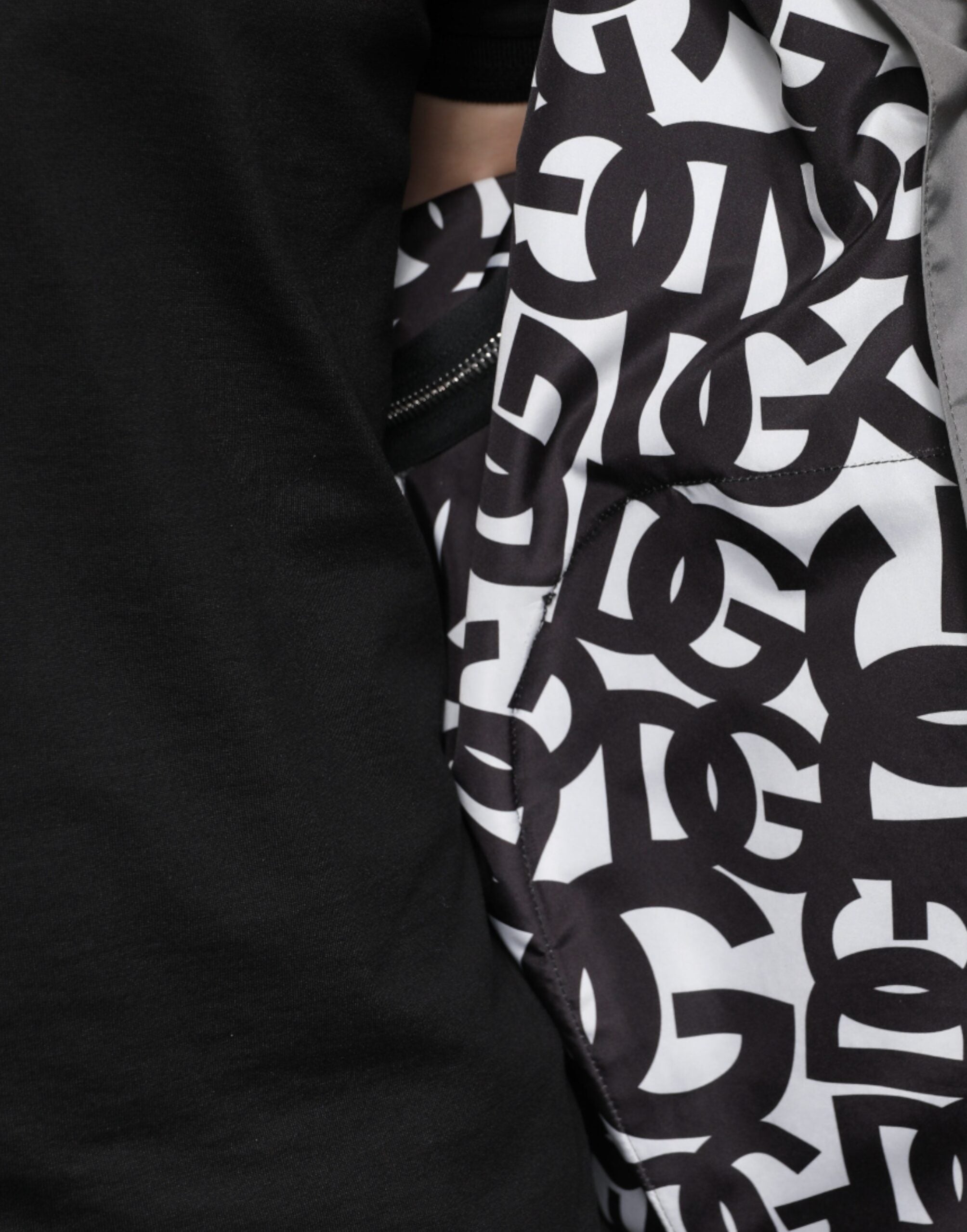 Gray Polyester Hooded Men Full Zip Jacket - ventzia