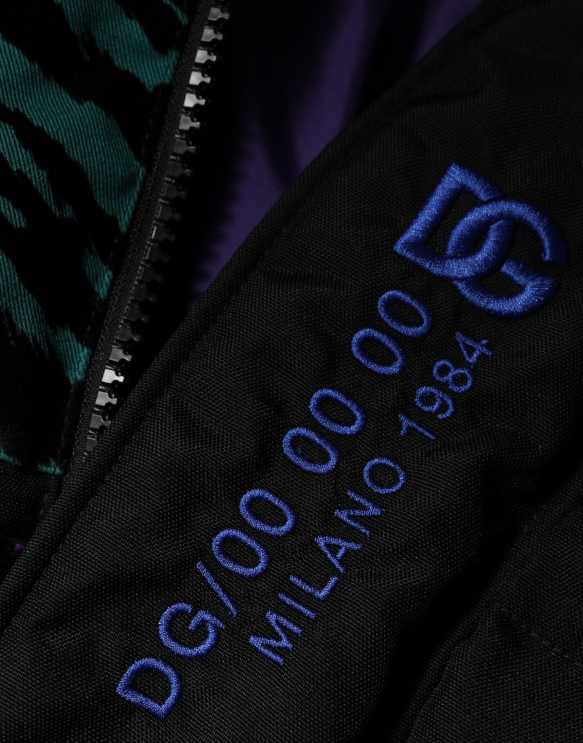 Black Nylon Puffer Men Full Zip Jacket - ventzia