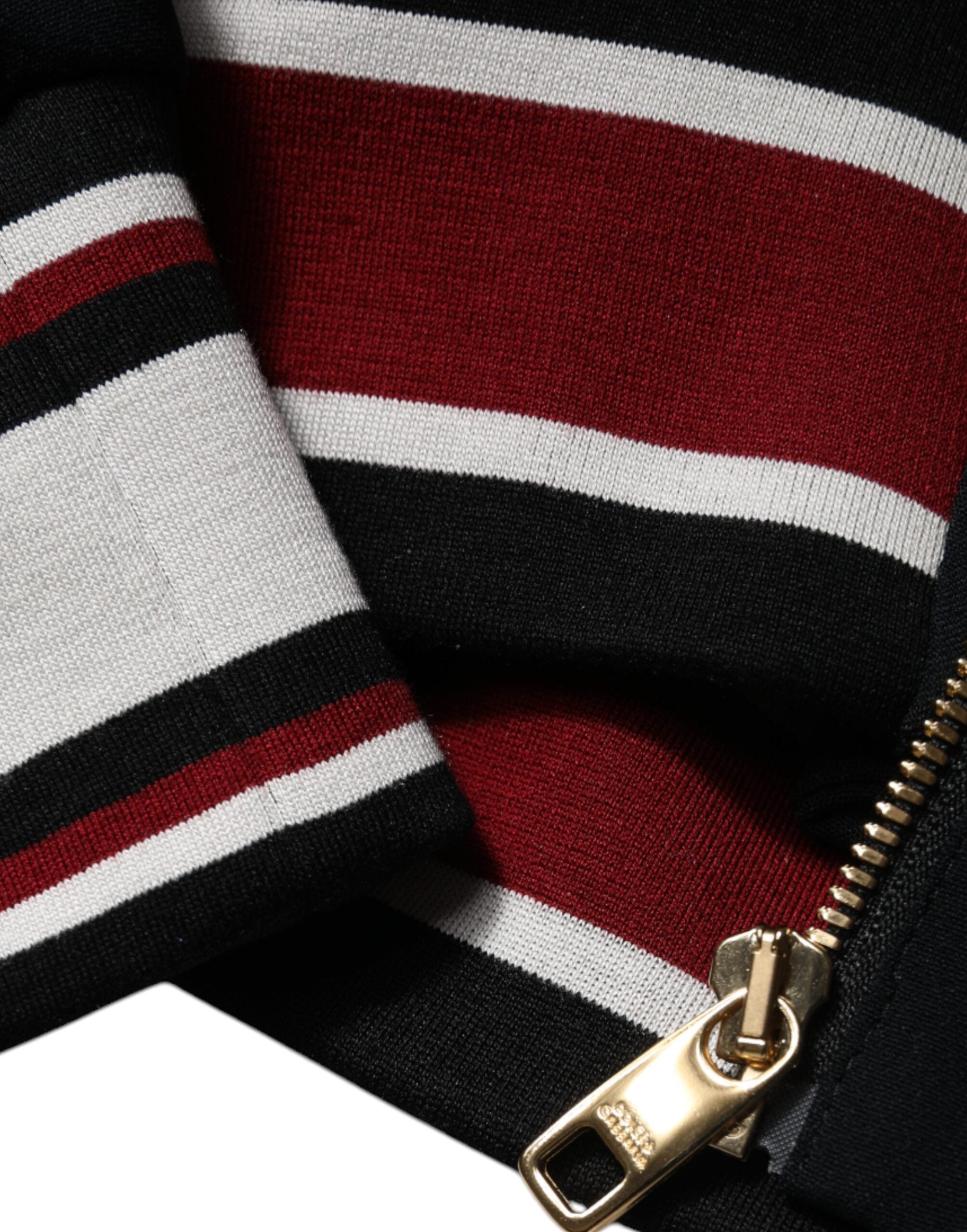 Black DG King Full Zip Sweatshirt Sweater - ventzia