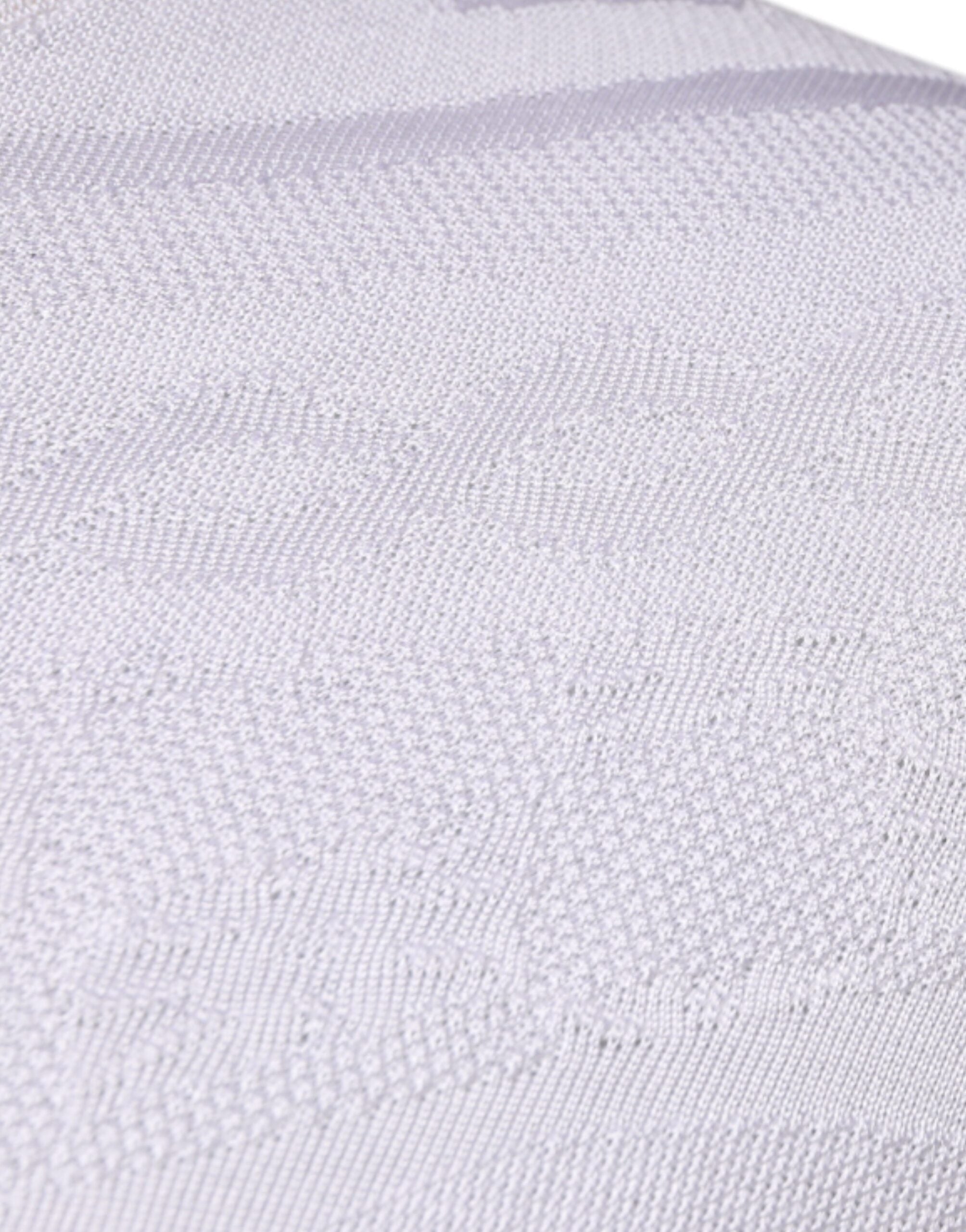 White Silk Crew Neck Men Pullover Sweater - ventzia