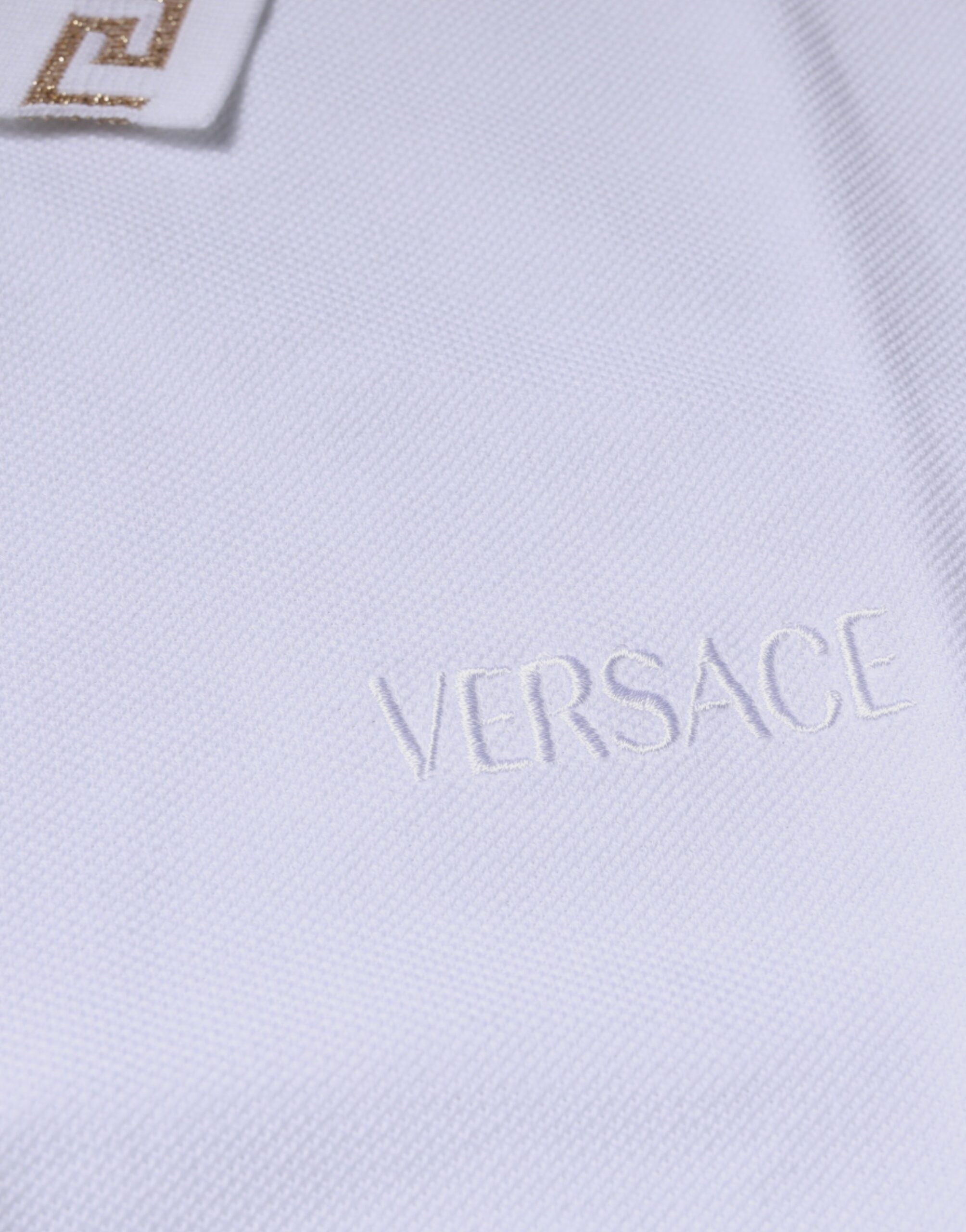 White Viscose Collared Men Polo Short Sleeves T-shirt - ventzia